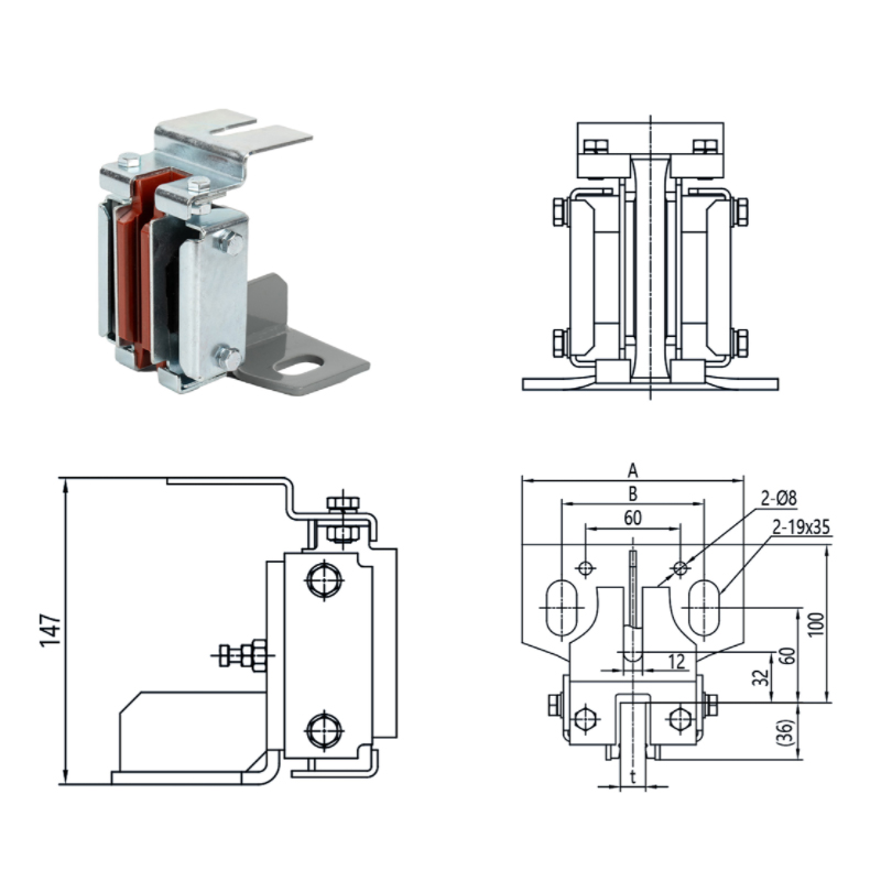 FKD-011 Elevator Mitsubishi Passenger Shoes