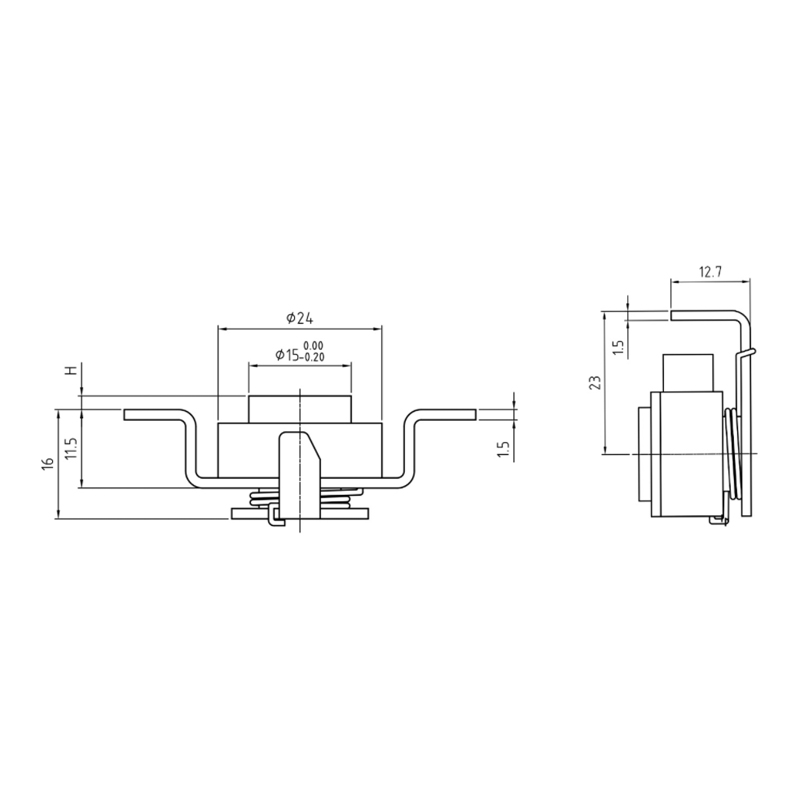 FKD-161 Elevator Hitachi Control Box Small Door Lock