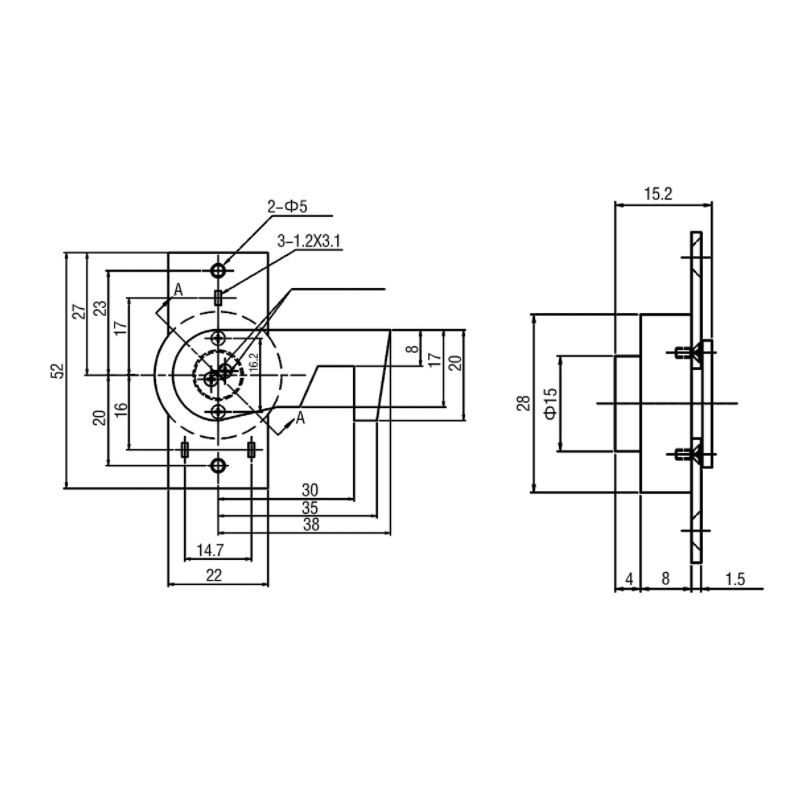 FKD-2201 Elevator Hitachi Control Box Lock (New Model)