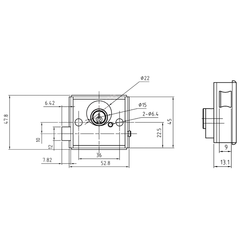 FKD-563 Elevator Hitachi Automatic Reset Lock