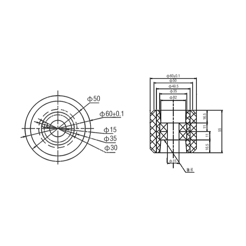 FKD-G157 Elevator Pressure Roller