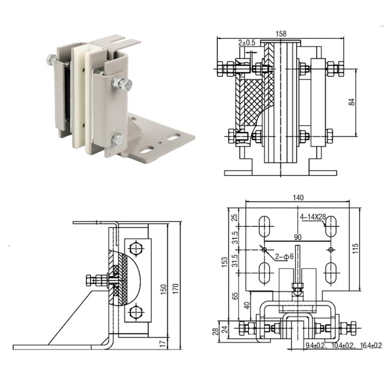 FKD-X20 Elevator Sliding Guide Shoe